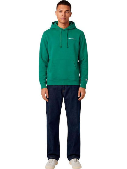 Детски Суичър с Качулка и Джобове Зелен Hooded Sweatshirt