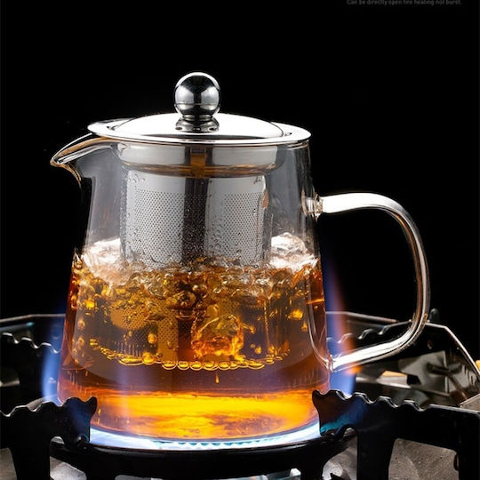 Чайник с Филтър Стъклен Прозрачен 950ml