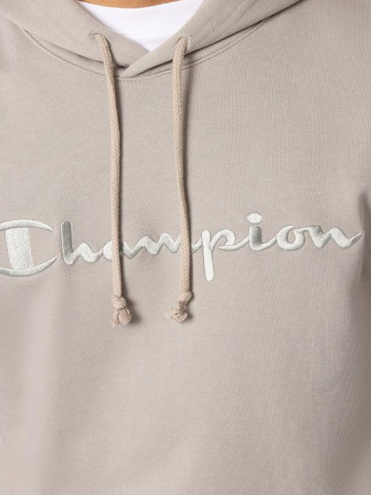 Hooded Sweatshirt Φούτερ με Κουκούλα Beige