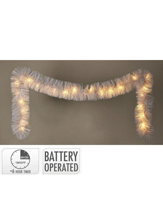 Decorative Garland 270cm 26led White White