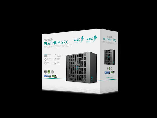 Deepcool SFX 3.1 1000W Μαύρο Τροφοδοτικό Υπολογιστή Full Modular 80 Plus Platinum