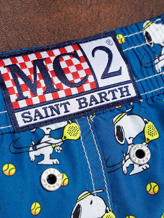 St Barth Lighting Micro Fantasy Men's Swimwear Shorts Blue