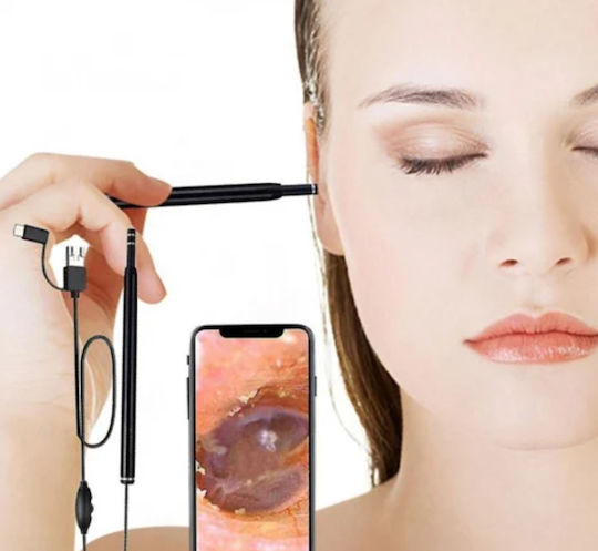 Spv T Endoscopic Multifunctional Microscope Camera Ear Cleaning Black