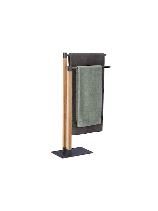 Relaxdays Relaxdays Badezimmerhaken Inox Grau 83,5x51,5cm