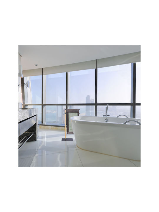 Relaxdays Relaxdays Badezimmerhaken Inox Grau 83,5x51,5cm