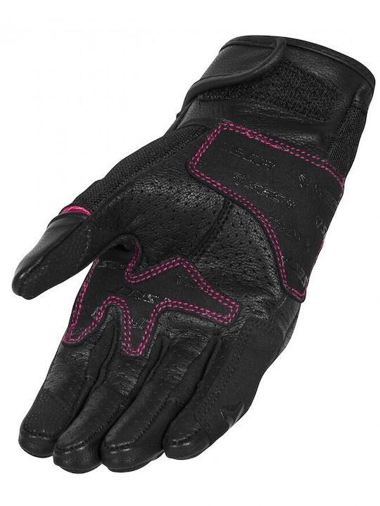 Seca Axis Damen Motorradhandschuhe Leder Fuchsia