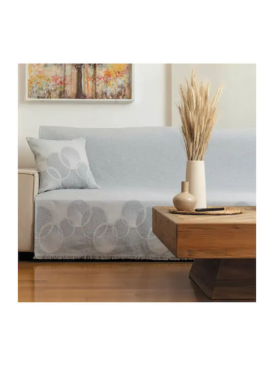 Borea Decken & Couchdecken 0 X Viersitzer-Sofa Überwurf 180x350cm Ecru