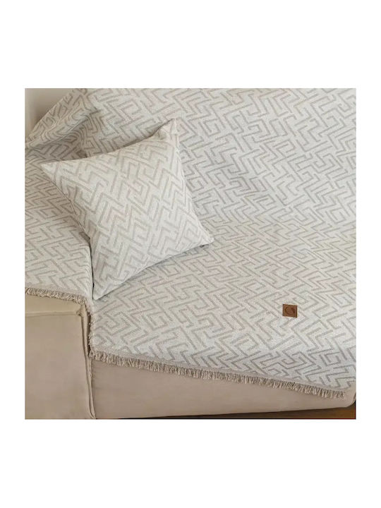 Borea Nama Three-Seater Sofa Throw 180x300cm Beige