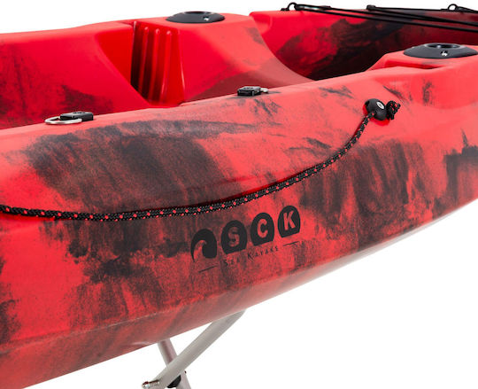 SCK Nereus Hd 2902 Plastik-Kajak Angeln 2 Personen Rote