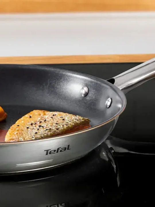 Tefal Σετ Μαγειρικά Σκεύη από Ανοξείδωτο Ατσάλι με Αντικολλητική Επίστρωση 25τμχ