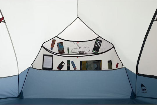 MSR Camping Tent Igloo Mountaineering Green with Double Cloth 4 Seasons for 2 People Waterproof 3000mm 224x264x102cm