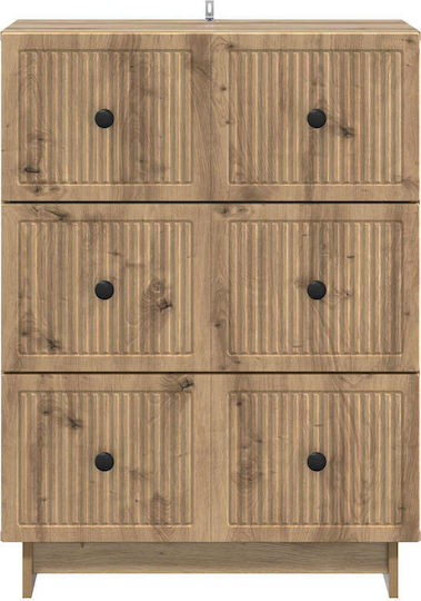 Metal Storage Cabinet L66xW34.5xH90cm