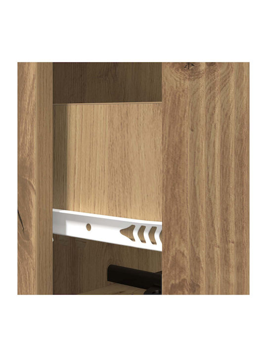 Wooden Storage Drawers with 3 Drawers L33xW34.5xH90cm