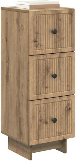 Sertar de Depozitare din Lemn cu 3 Sertare M33xL34.5xÎ90cm