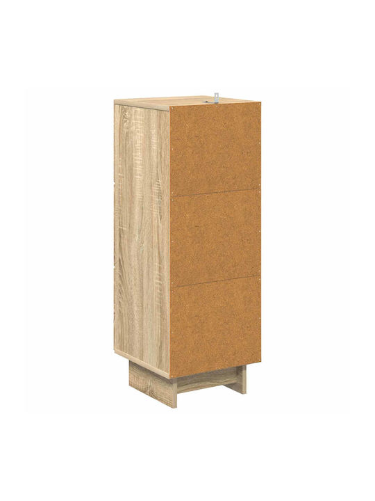 Wooden Storage Drawers with 3 Drawers L33xW34.5xH90cm