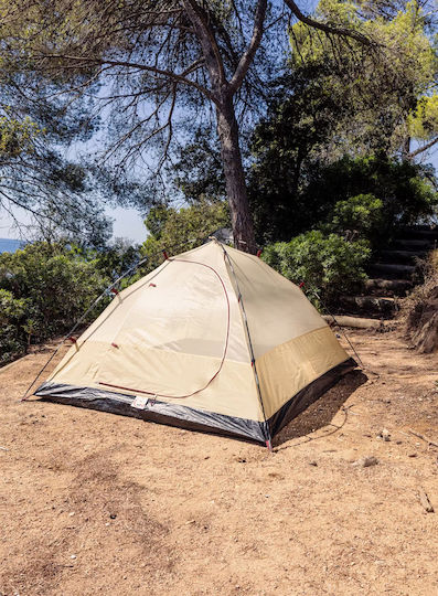 Coleman Sommer Campingzelt Igloo Beiges für 3 Personen 180x180x120cm