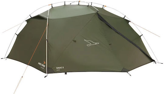 Easy Camp Mountaineering Camping Tent Green with Double Cloth 4 Seasons for 3 People Waterproof 3000mm 290x220x110cm