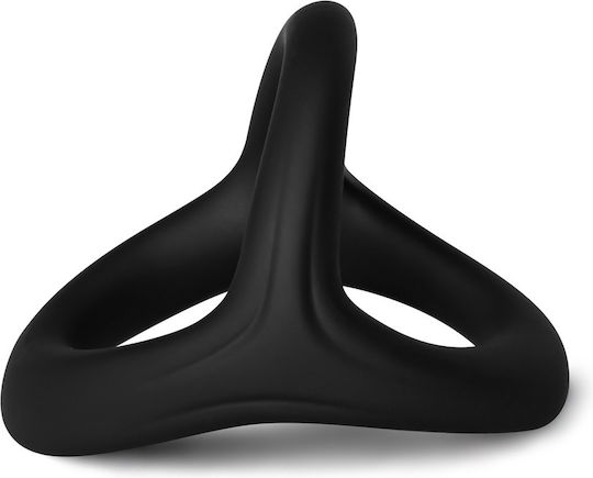Aph Hard Splitter Silicone Ring Type Δαχτυλίδι Πέους Μαύρο Σιλικόνης By2004
