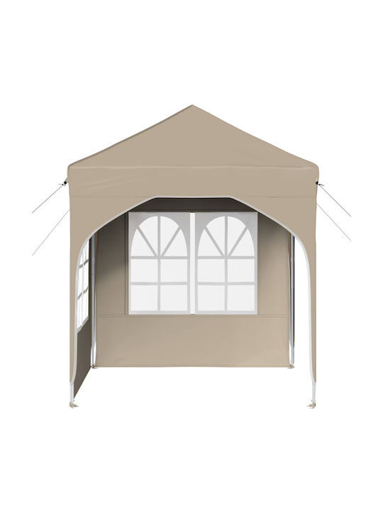 vidaXL Garten Gazebo Beige 1,92x1,92m