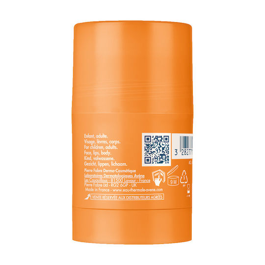 Eau Thermale Avène Ultra Stick Waterproof Sunscreen Stick for Face & Body SPF50 45gr
