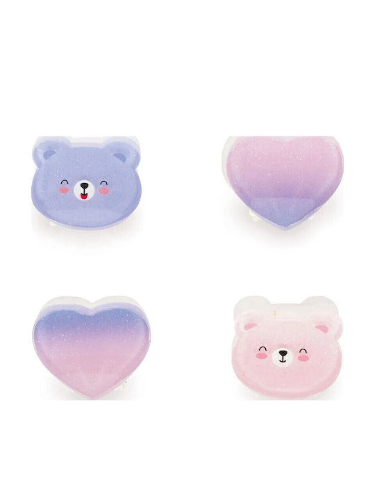 Legami Milano Set Kids Hair Clips with Clips 4 Pieces