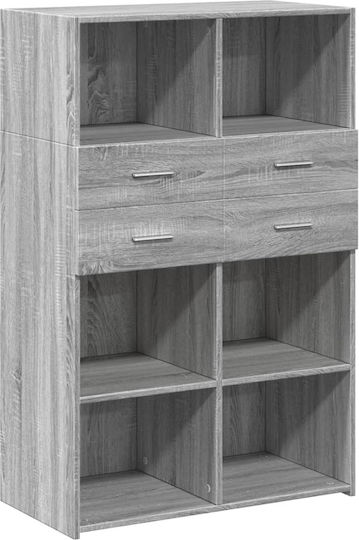 Storage Shelf Unit M80xW42.5xH124 cm