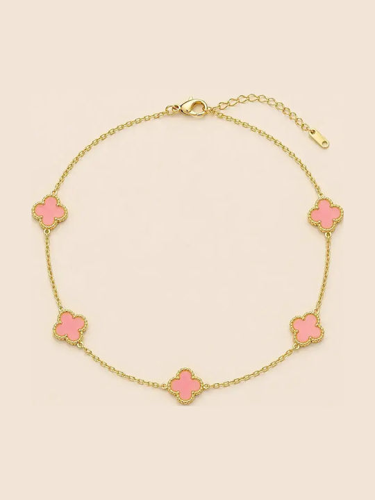 Kinzi Necklace Made of Gold Plated Steel