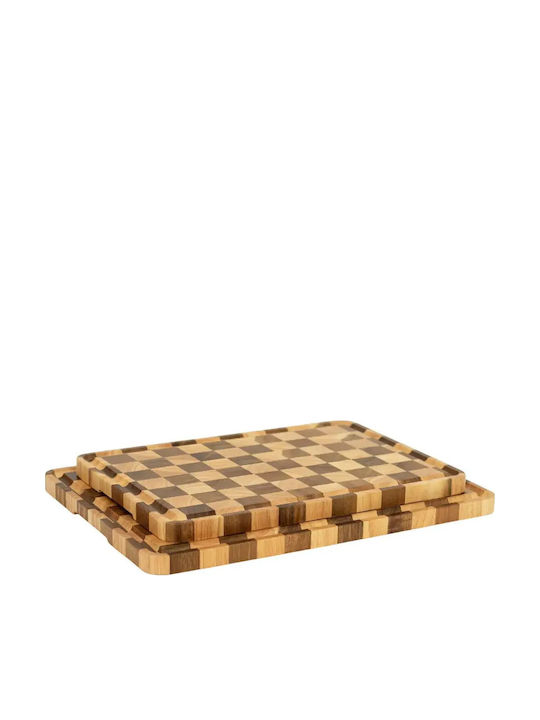 End Grain Дървено Плато За Сервиране 35x24см pl505.032