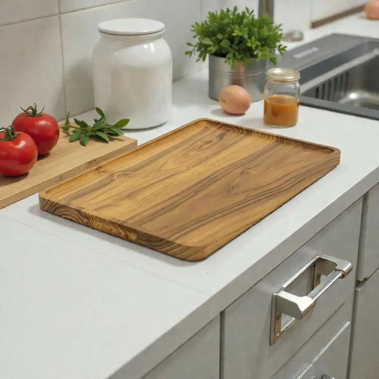 Wooden Serving Platter 42x28cm pl00080.012