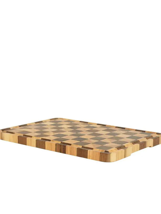 End Grain Servierplatten Hölzernes 40x28cm pl505.033