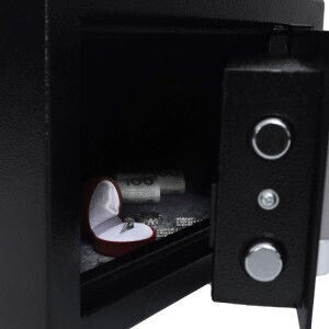 Safe with Digital Lock and Key M31xW20xH20cm Weight 4.5kg
