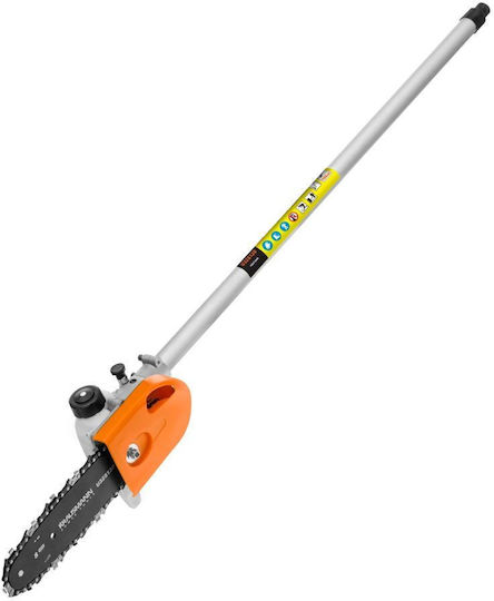 POLYMHXANHMA-520-2 Garden Multi Tool Gasoline 5 in 1: Pole Saw / Grass Trimmer / Hedge Trimmer Attachment / Olive Harvester / Extension