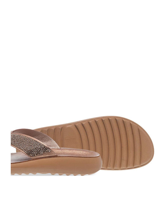 Women's Flat Sandals Rose Gold