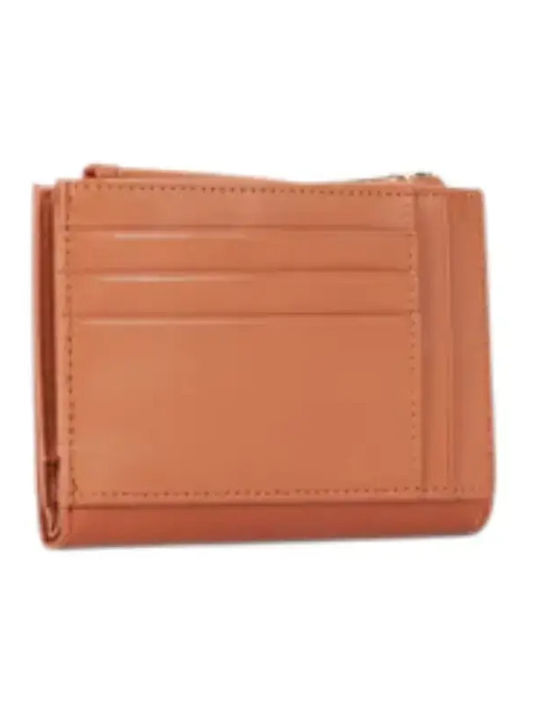 Small Fabric Women's Wallet Tabac Brown