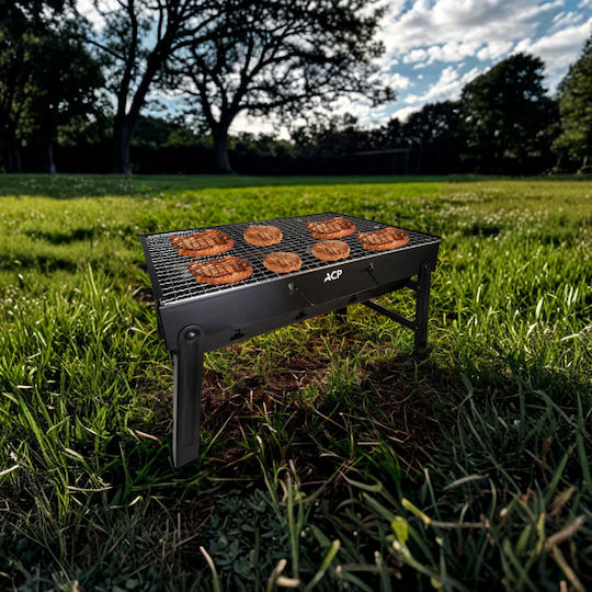 ACP Stainless Steel Portable Charcoal Grill
