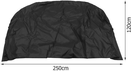 Grill Cover Black With UV Protection 250x120