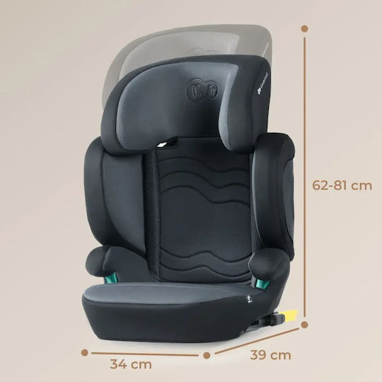 Kinderkraft Xpand 2 Pro Scaun Auto High-back Booster i-Size cu Isofix Graphite Negru