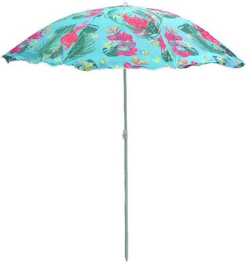 Garden Kings Faltbarer Strandsonnenschirm Mit Durchmesser 1,6m
