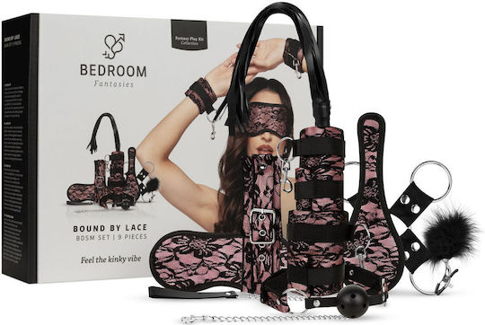Bedroom Fantasies BDSM Kit σε Ροζ Χρώμα 8τμχ