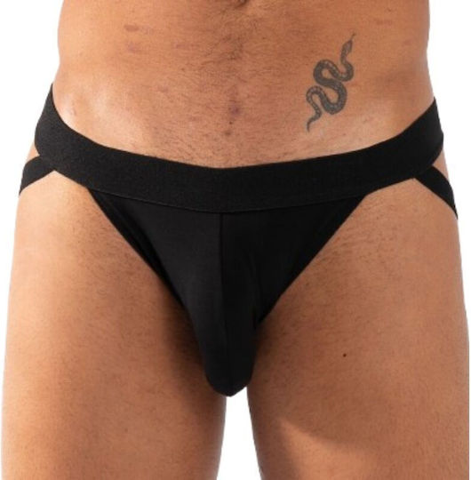 Burn Lenjerie Bărbătească Jockstrap Negru