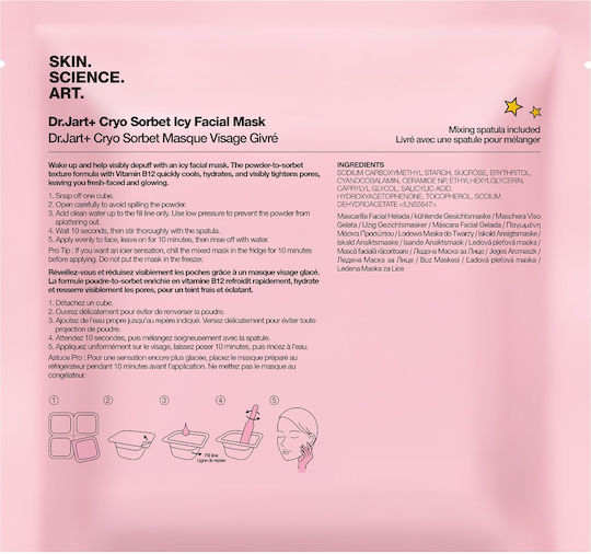 Dr. Jart+ Cryo Sorbet Icy Sheet Mask