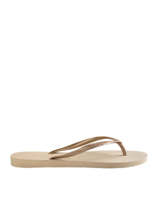 Slim Flip Flops Sand Grey Light Golden