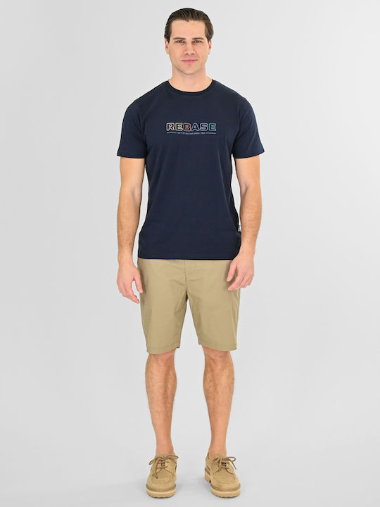 Bluza Tricou Cu Mânecă Scurtă Albastru Marin
