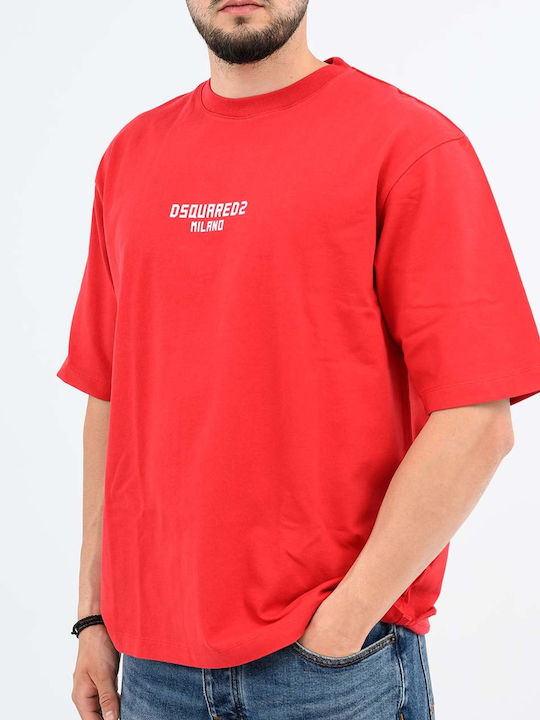 Dsquared2 Тениска Червена