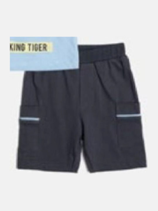 Kids Set with Shorts Summer 2 Pieces Light Blue/Anthracite