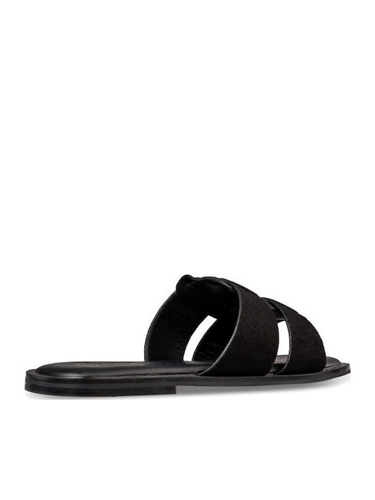 Flache Sandalen Für Damen Schwarz
