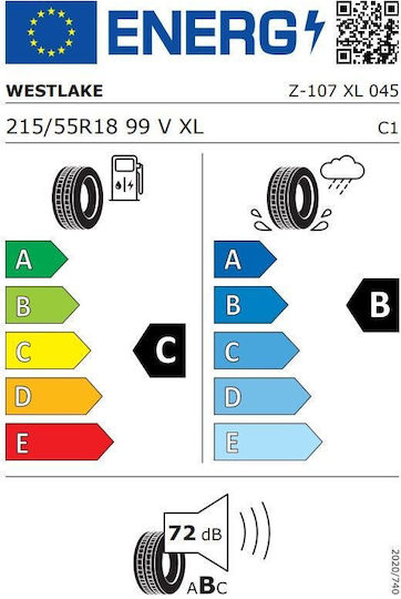 Tire 215/55 R18 99v Westlake Z-107 Etykieta C-b-b-72 Db