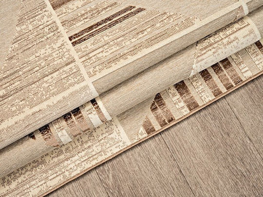 Newplan Lux 3070/74 Килим Пътека Кафяв 80x150см