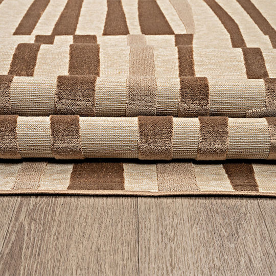 Newplan Lux 2962/74 Wohnzimmer Teppich Rechteck Braun 200x250cm