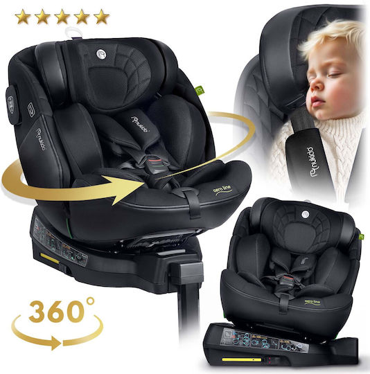 Nukido Aero Kinderautositz i-Size mit ISOfix Schwarz